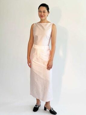 Coming of Age NYC Long Loop Dress Silk